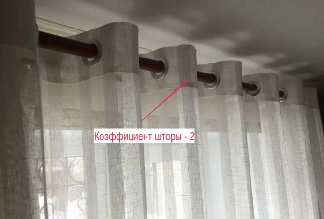 Comment calculer la largeur des rideaux sur les oeillets