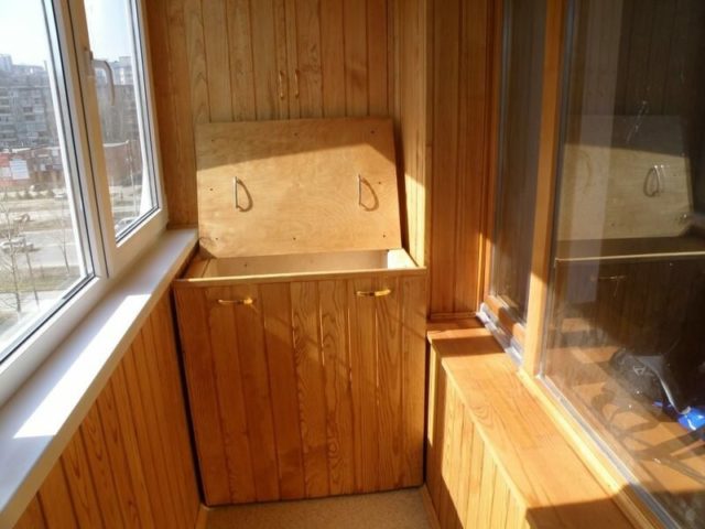 Wie man mit eigenen Händen einen Keller auf dem Balkon oder unter der Loggia des ersten Stocks macht