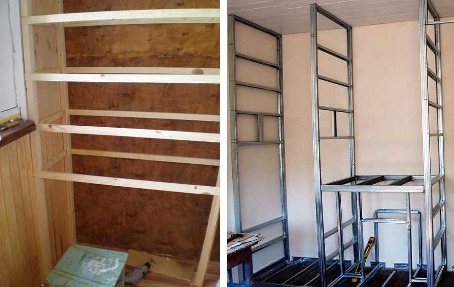 Kendi elinizle bir balkonda (sundurma) gardırop nasıl yapılır: adım adım talimatlar, şema ve diğer fotoğraflar ve videolar