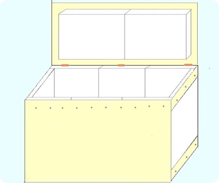 Comment faire une boîte pour conserver les légumes sur le balcon