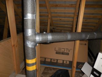 Como remover a condensação de um tubo de ventilação?