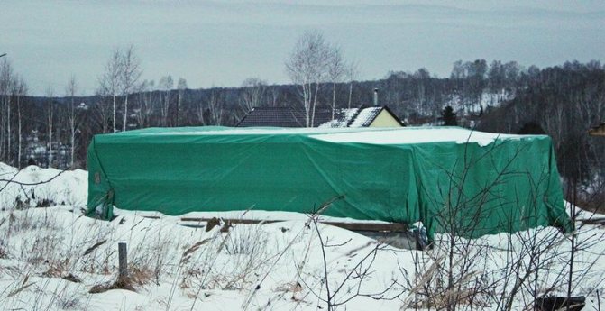 Wie man eine Baustelle für den Winter einmottet
