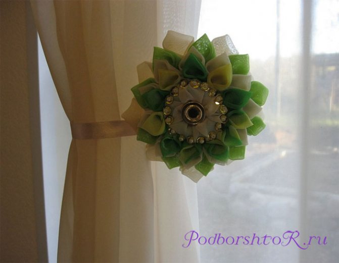 Do-it-yourself-Kanzashi für Vorhänge: Tipps von den Meistern