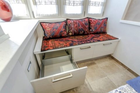fotos da cômoda do sofá