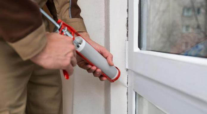 Bild der Fensterversiegelung