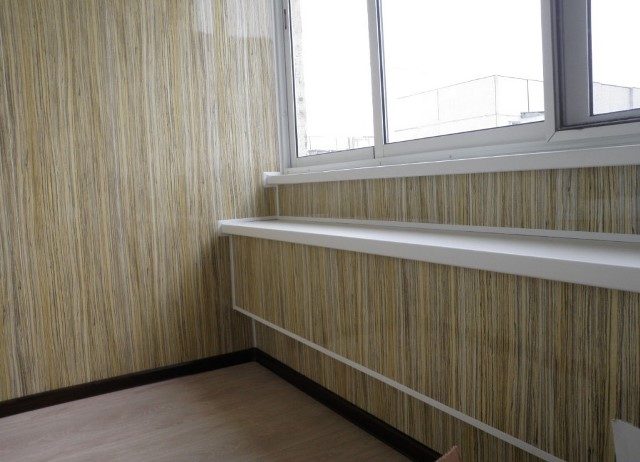 photo de décoration murale de balcon avec stratifié
