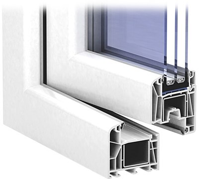 Bild eines Plastikfensters