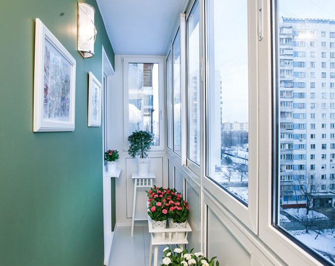 option de peinture de balcon
