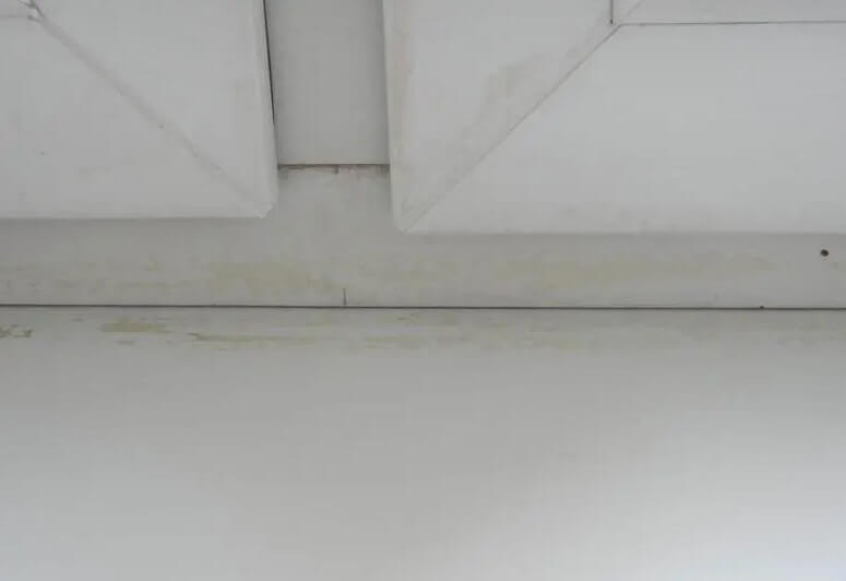 Das Bild bläst aus dem Fenster