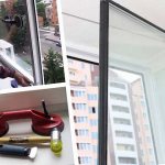 photo du remplacement de la vitre