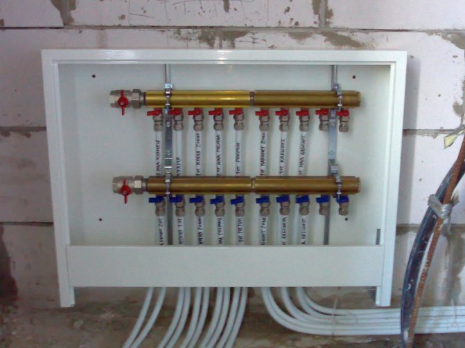 cablage chauffage collecteur