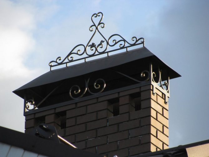 Geschmiedeter Schornstein