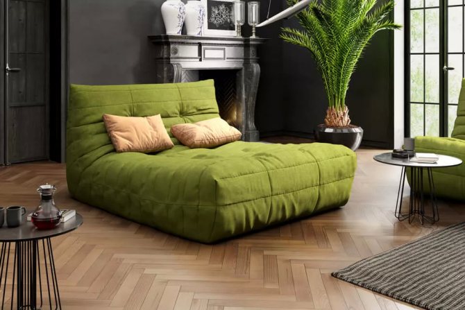 Canapé-fauteuil pour espace lounge