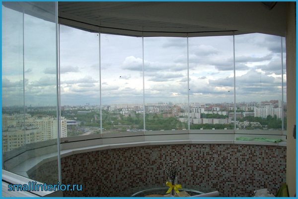 Runder Balkon