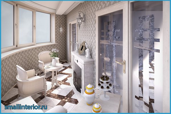 Runder Balkon