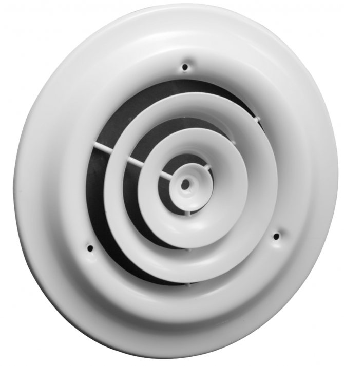 Runder Diffusor
