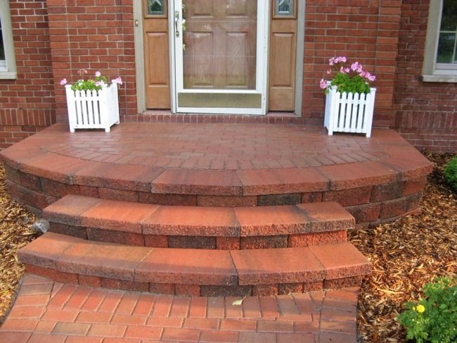 gemauerte Veranda