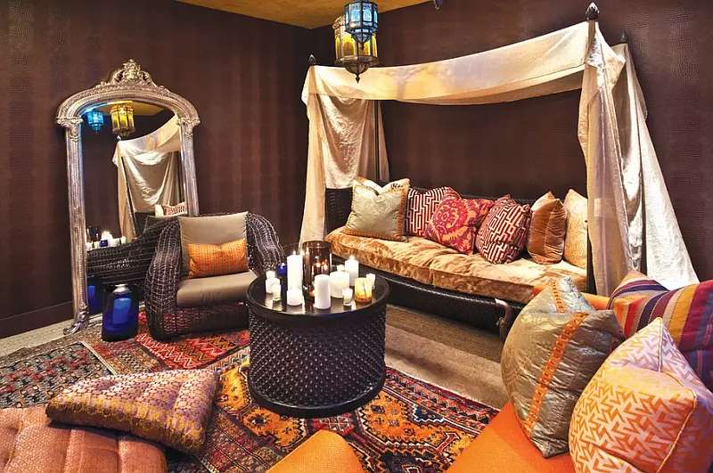 Coin salon sur le balcon: lieu de repos sans sortir de l'appartement