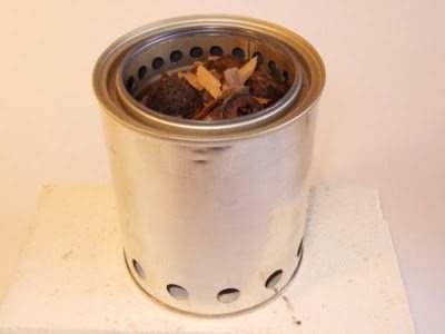 Réchaud de camping fait maison facile à partir de canettes