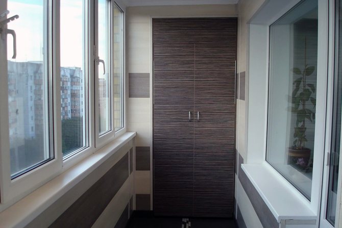 Loggia doublée de plastique