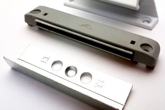 Gâche magnétique pour porte de balcon Roto