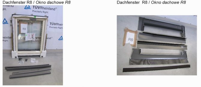 Fenêtre de toit à deux pivots Designo R8, Roto, Velux, Fakro
