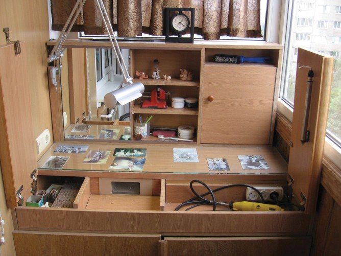 Atelier sur le balcon