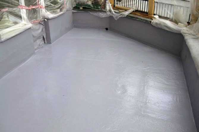 Materiais impermeabilizantes de varandas