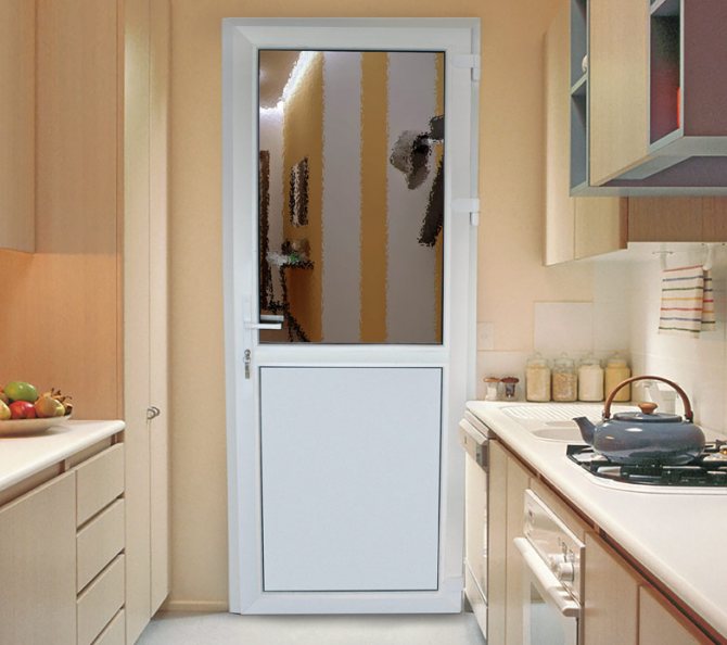 Porte intérieure en PVC