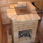 Mini four en brique pour chalets d'été