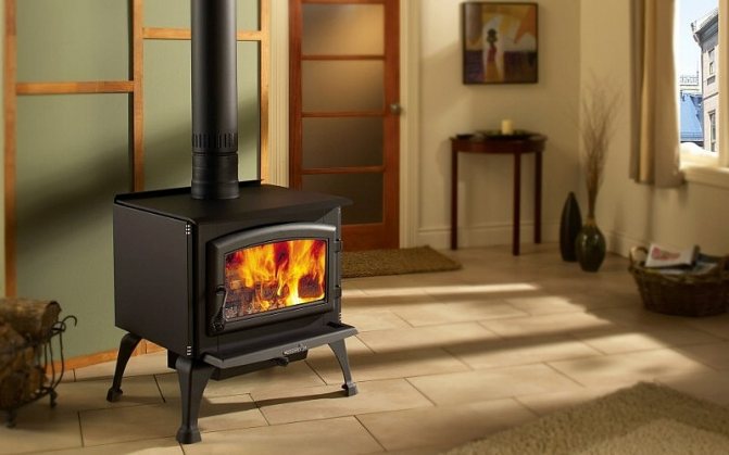 Modèle avec porte en verre ignifuge