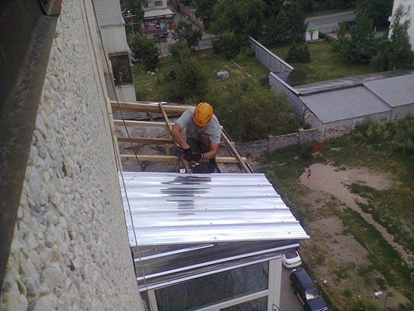 installation de la visière