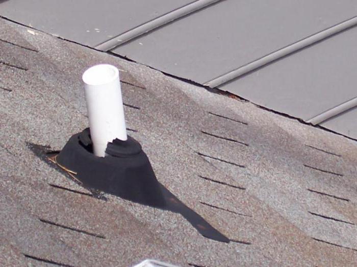 installation de pénétration de toit