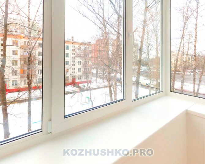 Installation von Fenstern im Winter