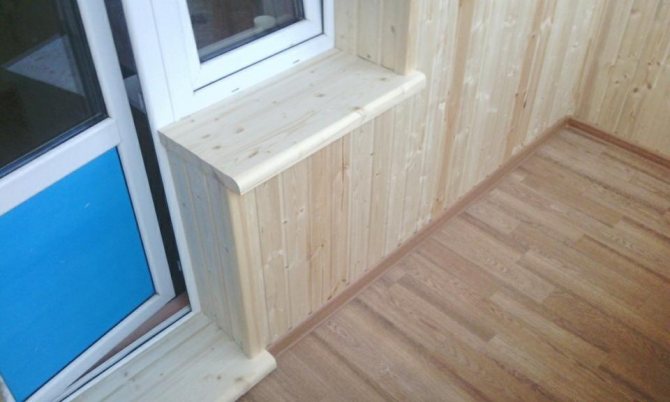 Installation d'appuis de fenêtre