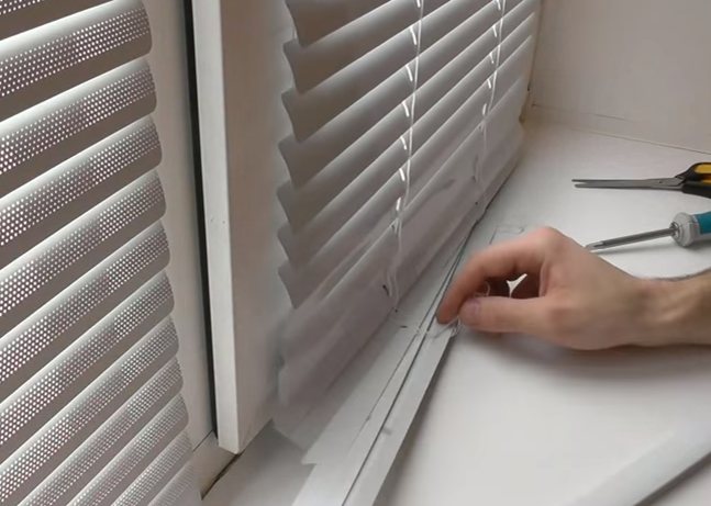 installation des stores étape 4