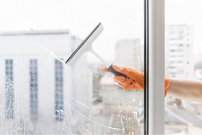 Lavage des vitres