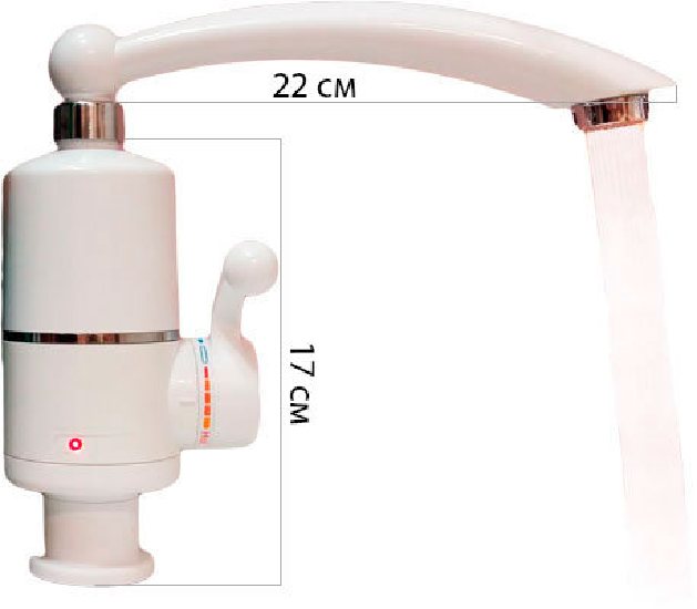 Aquecedor elétrico de água instantâneo para torneira