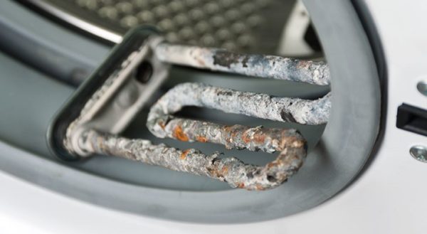 Limescale no elemento de aquecimento SMA