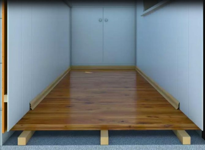 plancher de balcon