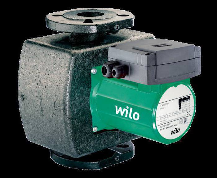Pompe Wilo sur fond noir
