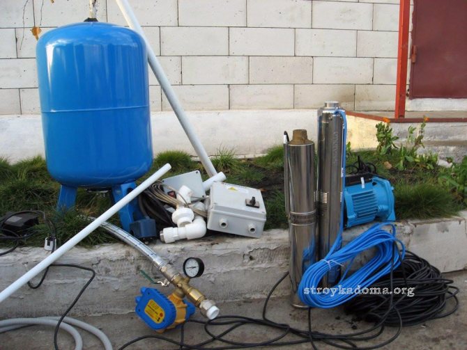 Equipamento de abastecimento de água