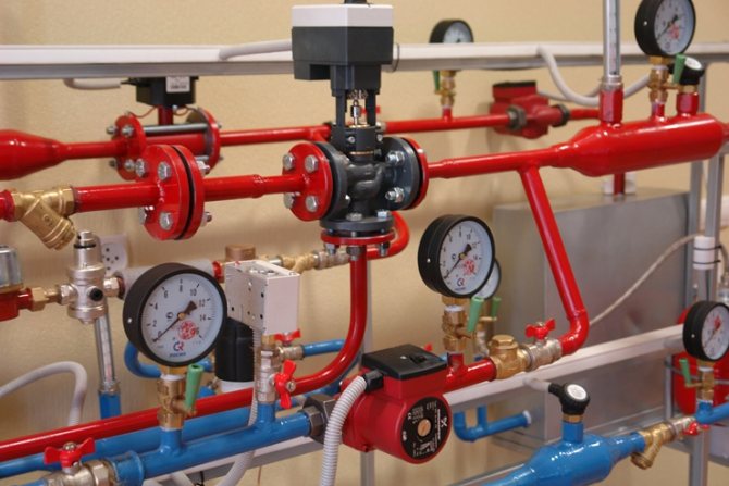 Un échantillon de l'acte de test hydraulique du système de chauffage