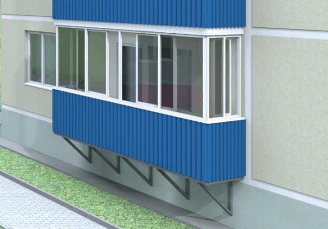 Balkonverkleidung mit Abstellgleis Schritt für Schritt Anleitung von A bis Z.