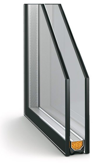 Fenêtre à double vitrage à une chambre
