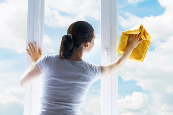 Das Fenster muss sauber sein