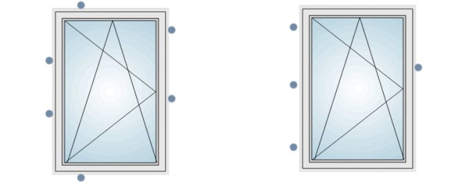 Fensterbeschläge: Druckpunkte