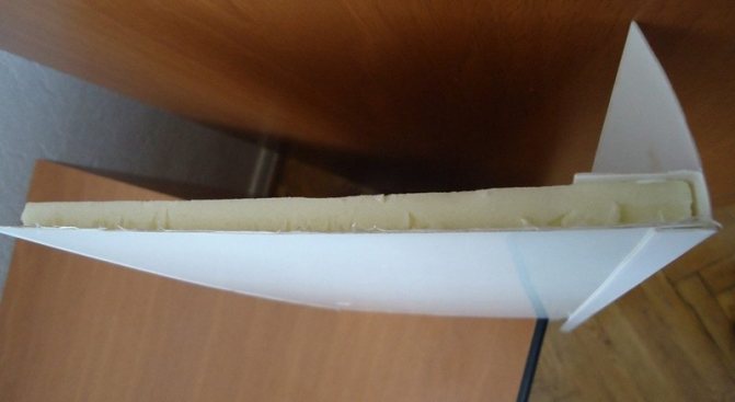 pentes de fenêtre à partir de panneaux sandwich