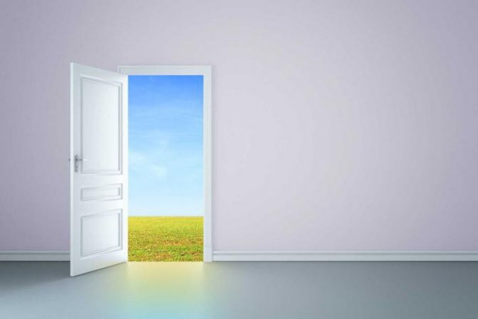 detecção de abertura de porta à direita ou à esquerda
