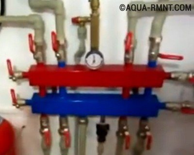 Les principaux points d'installation et de réglage des débitmètres pour le système de chauffage par le sol